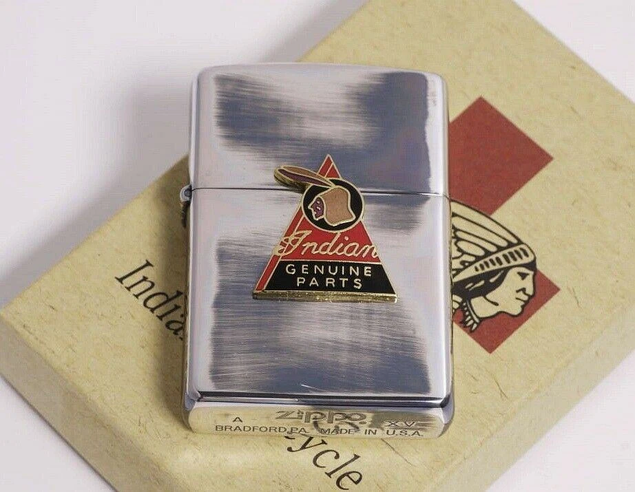 Zippo "Indian Motorcycle", японский дизайн.