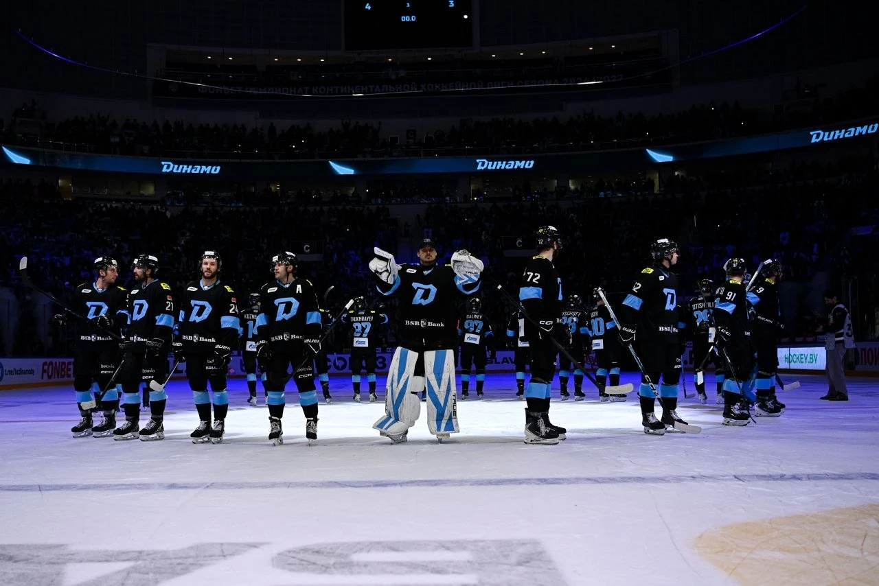 🏒Хоккеисты минского «Динамо» обыграли «Шанхайских Драконов» в КХЛ
