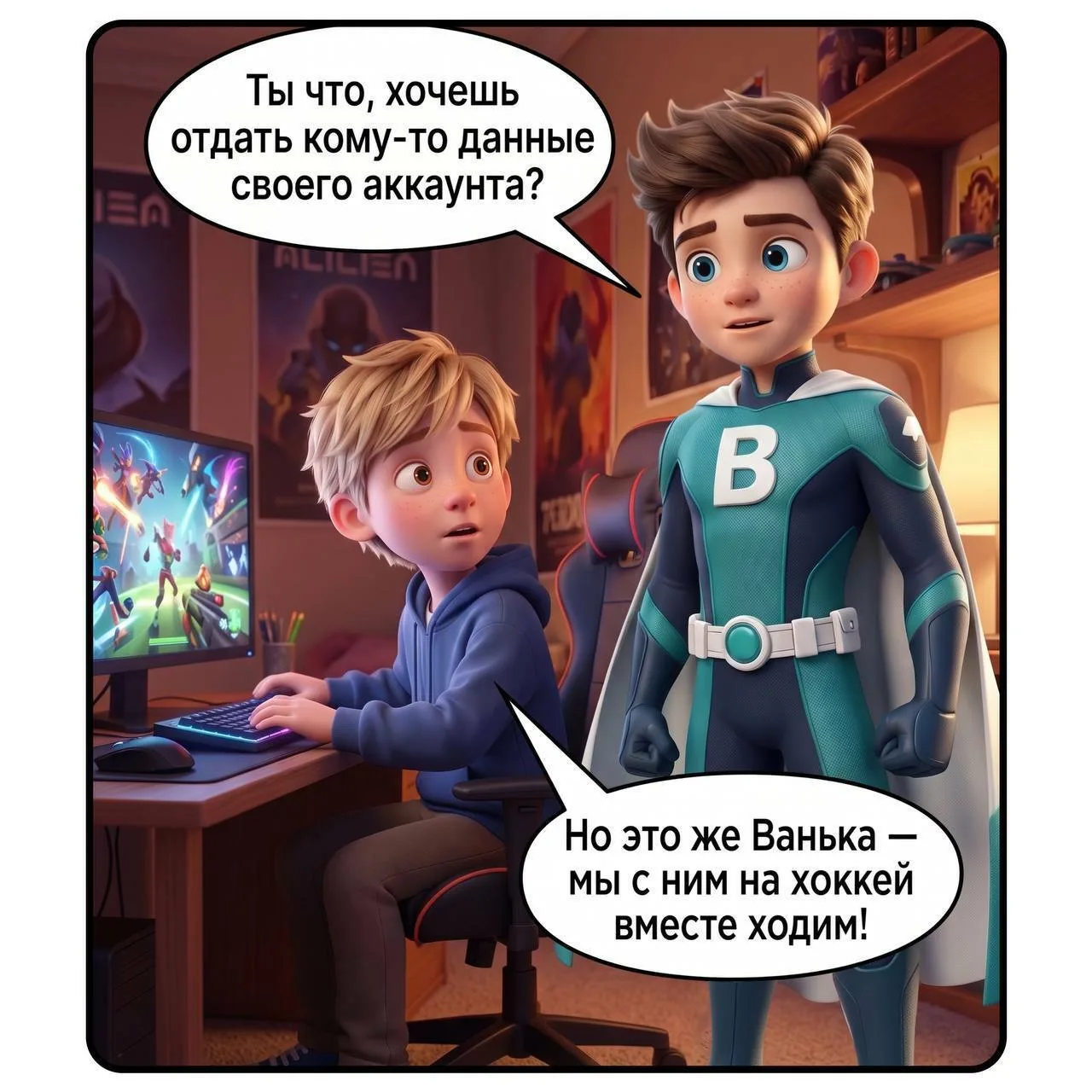 Мошенники могут притворяться друзьями и знакомыми