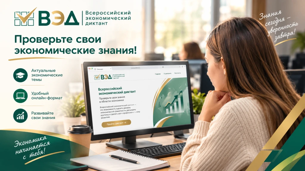 🚀Приглашаем всех студентов стать участниками общероссийской акции "Всероссийский эконо...