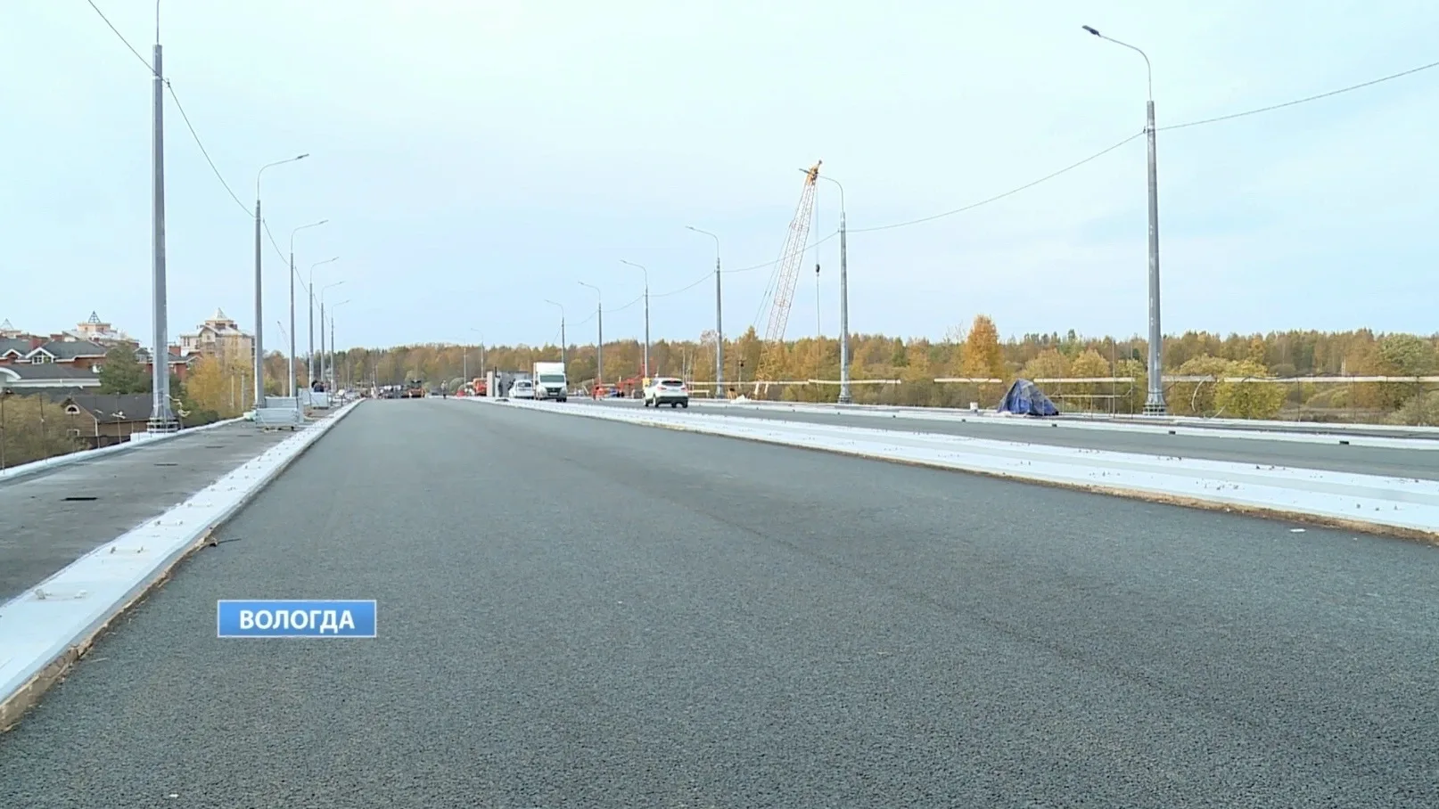 Работы на Некрасовском мосту в Вологде подходят к концу.