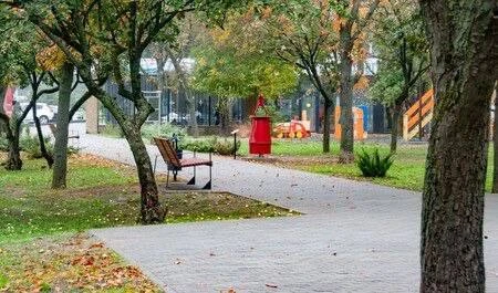 В Мелитополе открыли сквер Огнеборцев