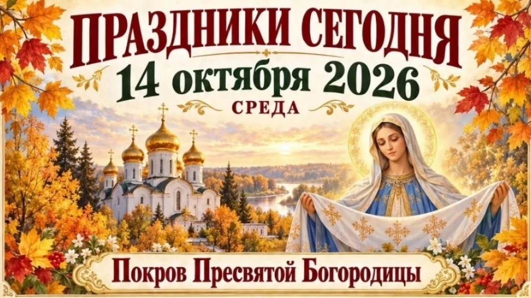 🎉 Праздники сегодня — 14 октября 2026 🎉