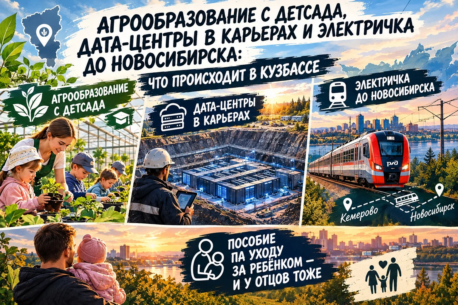 🚨 АГРООБРАЗОВАНИЕ С ДЕТСАДА, ДАТА-ЦЕНТРЫ В КАРЬЕРАХ И ЭЛЕКТРИЧКА ДО НОВОСИБИРСКА: ново...