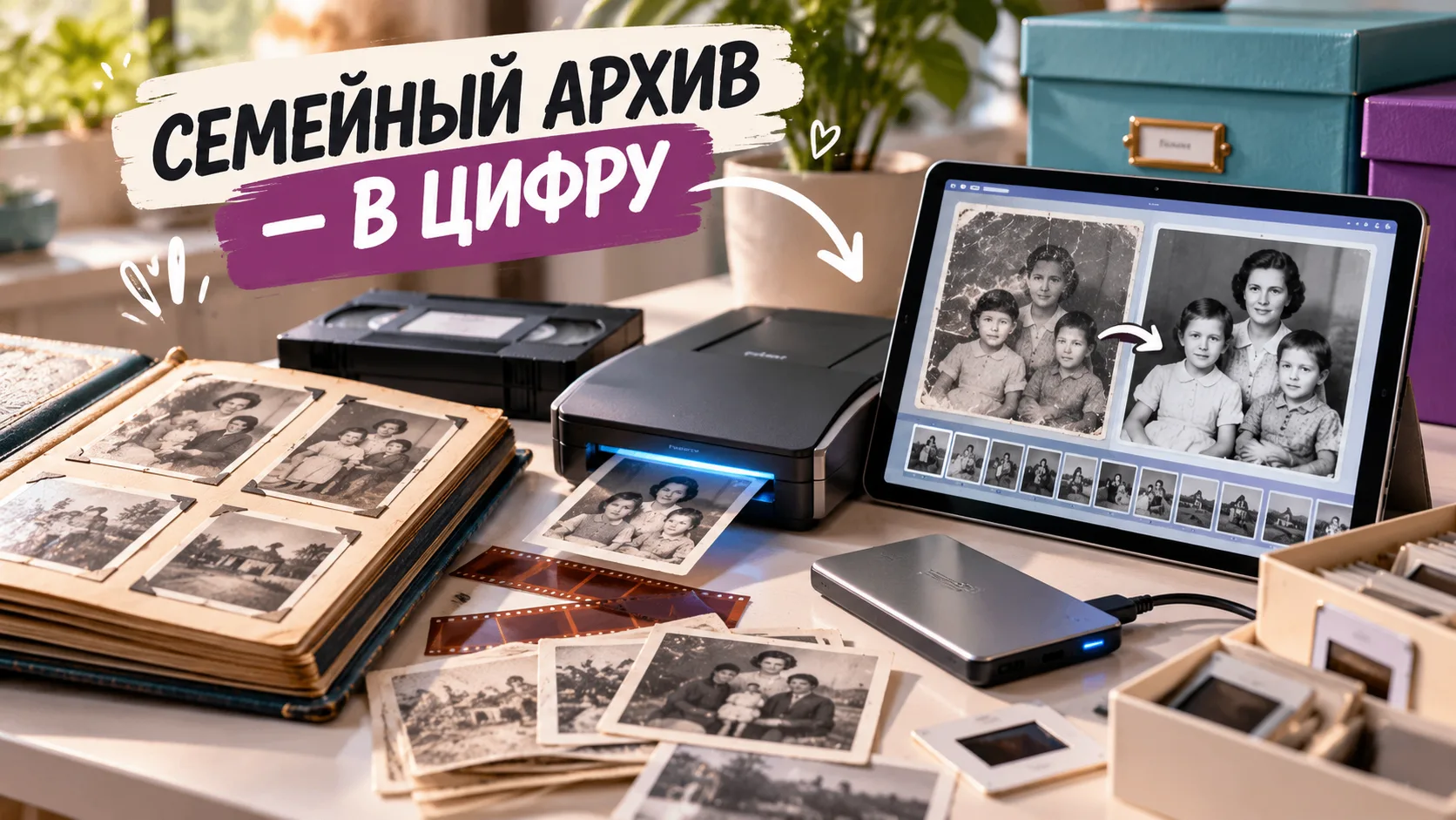 💡 А что, если зарабатывать на старых фотографиях и видеокассетах?