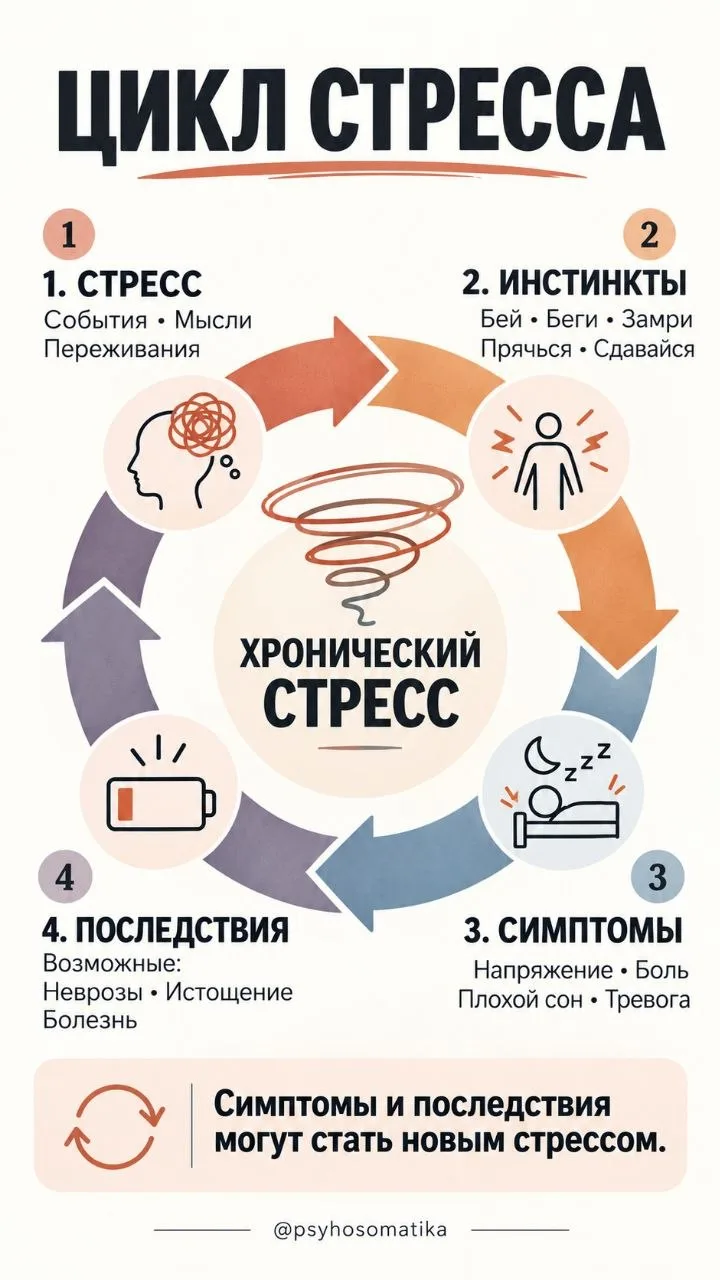 Цикл стресса.