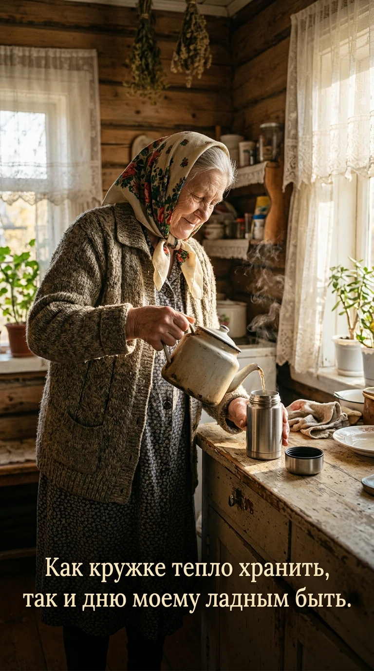 ☕ Домашнее тепло: утренний секрет доброй дороги