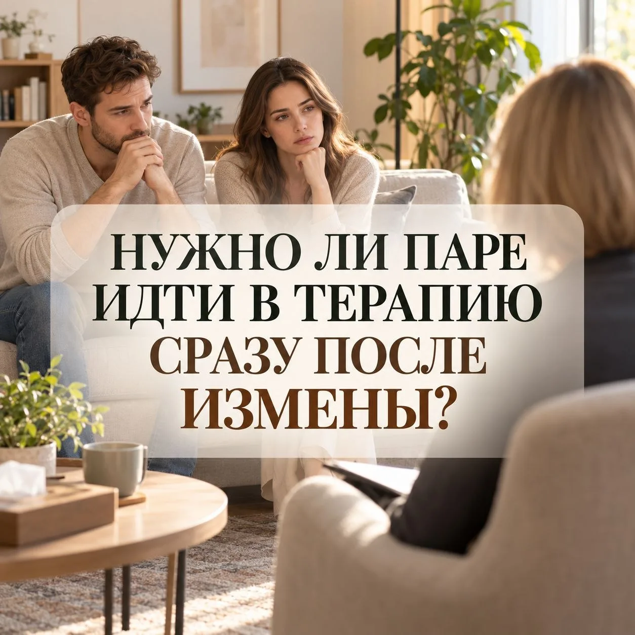 Мое проыессиональное мнение, что начинать нужно с женщины.
