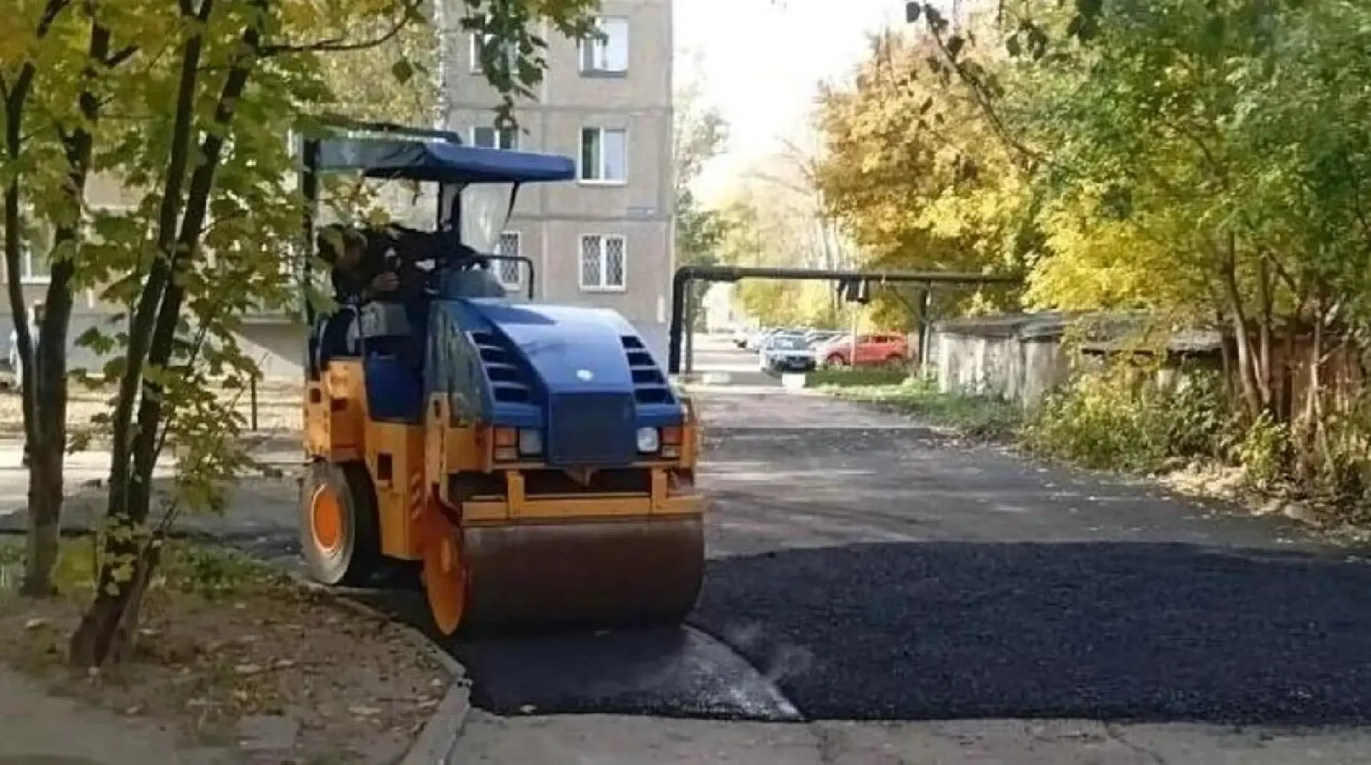 В Воскресенске продолжают приводить в порядок дороги.