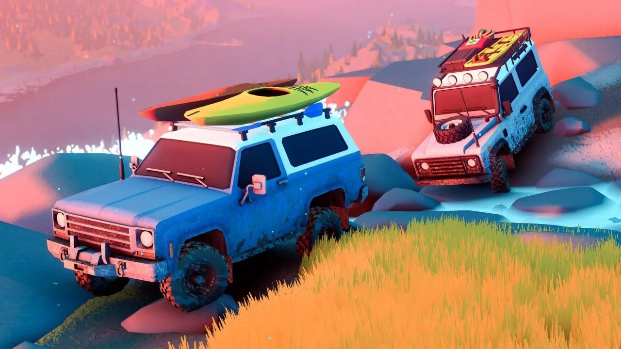Гоняем по бездорожью на «Нивах» с корешами — в Steam вышел чилловый кооп over the hill