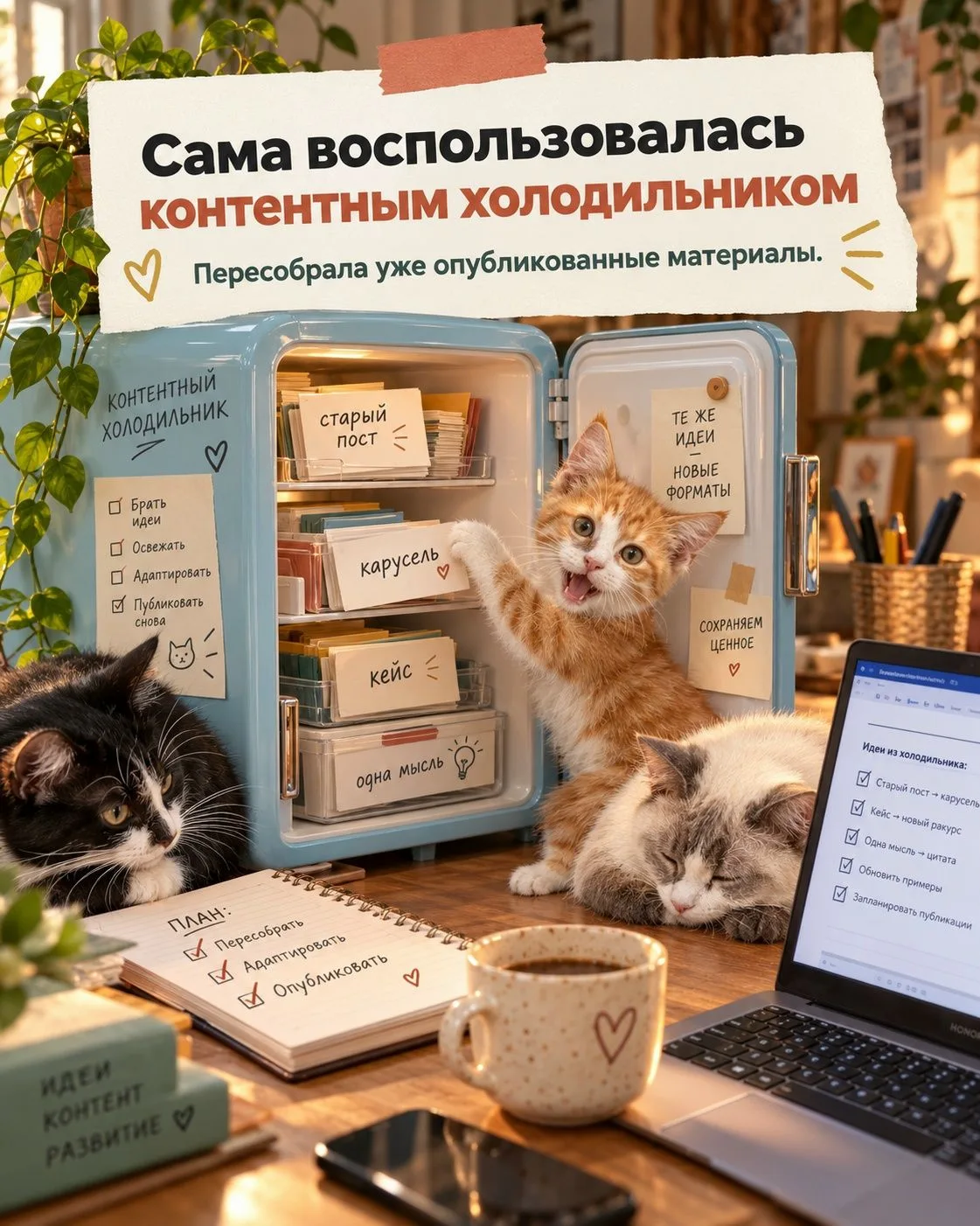 На прошлой неделе с «Контентным холодильником» всё пошло немного не по плану.