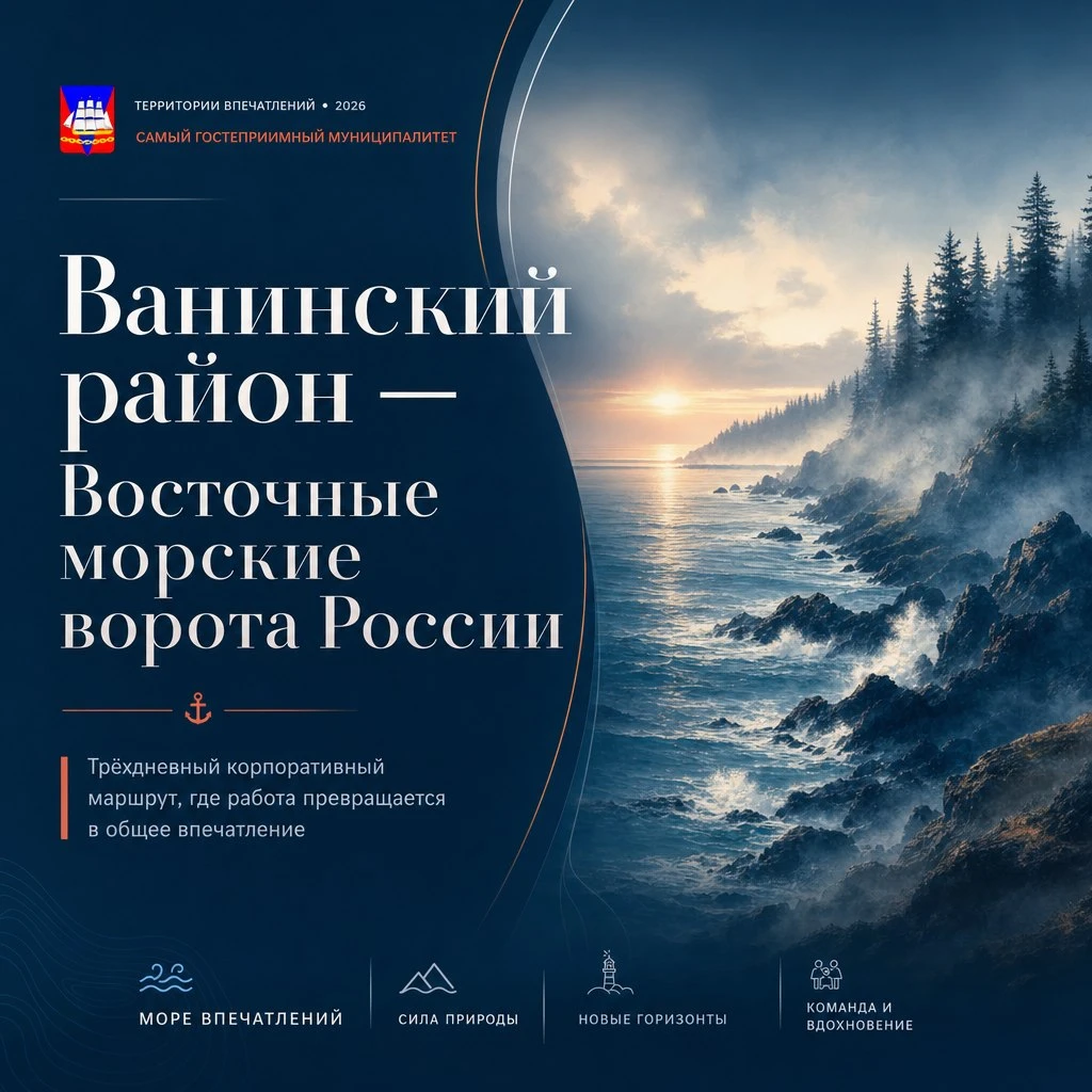🏆 Ванинский район — в финале Всероссийского конкурса «Территория впечатлений»