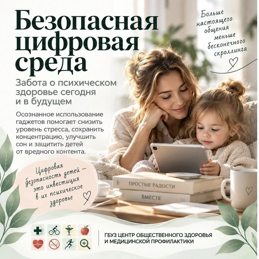 Безопасная цифровая среда начинается с семейных привычек.