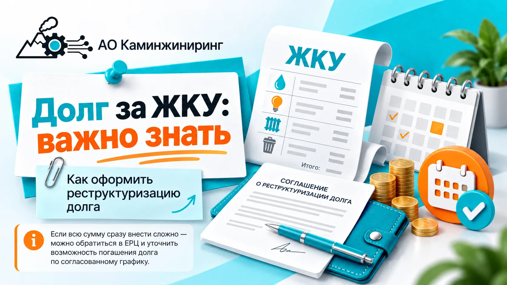 🧾 Долг за ЖКУ: важно знать