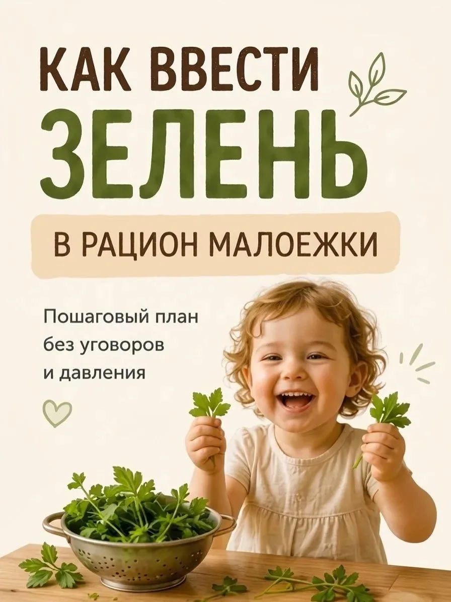 Ребёнок не ест зелень/приправы?