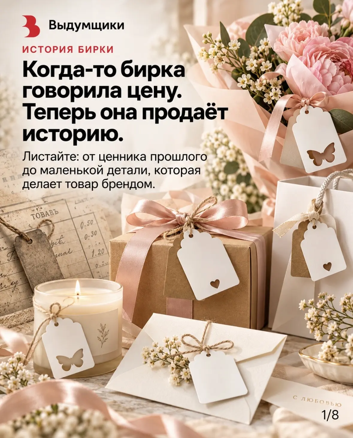 Бирка - это мелочь, но часто именно она задаёт настроение готовым изделиям.