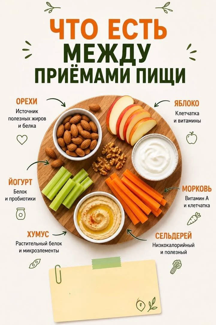 💡 СОВЕТ ДНЯ: ЧТО ВЫБРАТЬ ДЛЯ ПЕРЕКУСА В РАЗНОЕ ВРЕМЯ ДНЯ? 💚