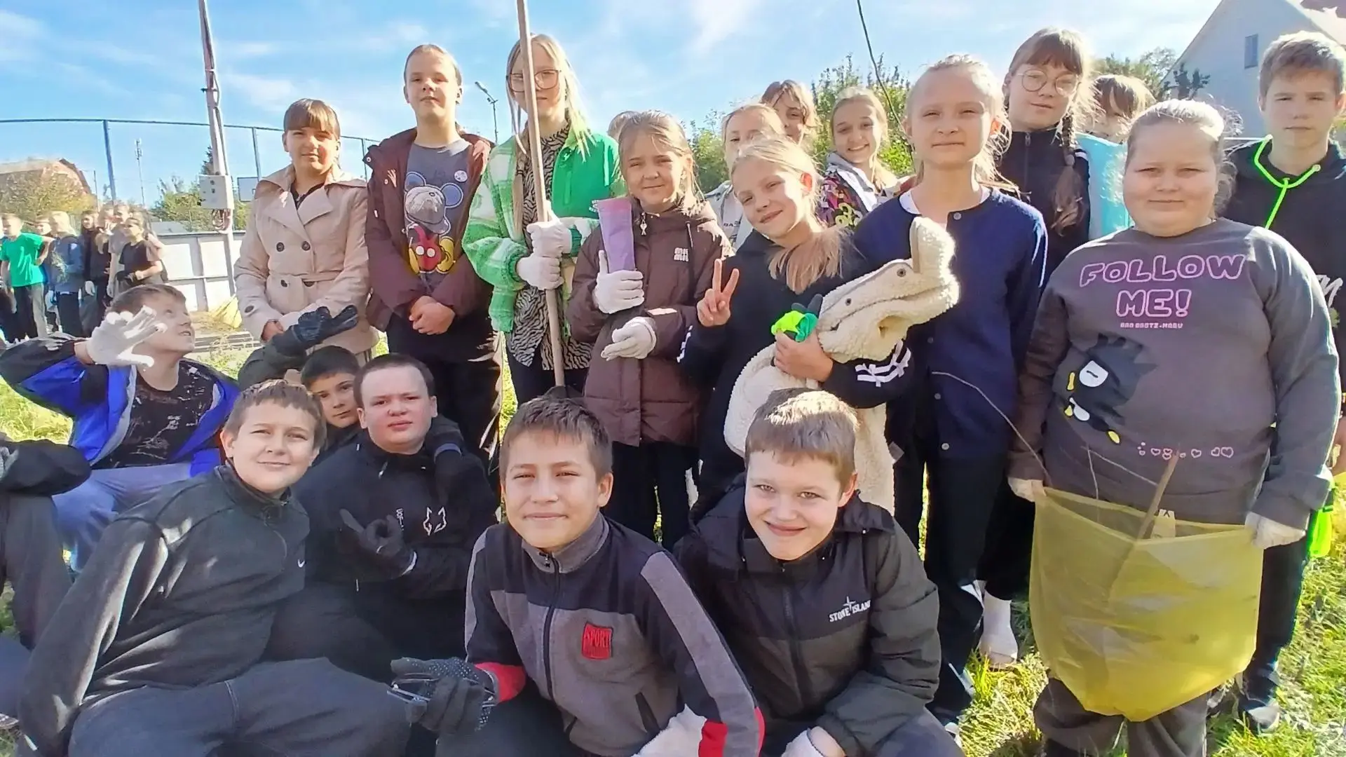 🌿Сегодня в нашей школе прошла акция «Чистый город».