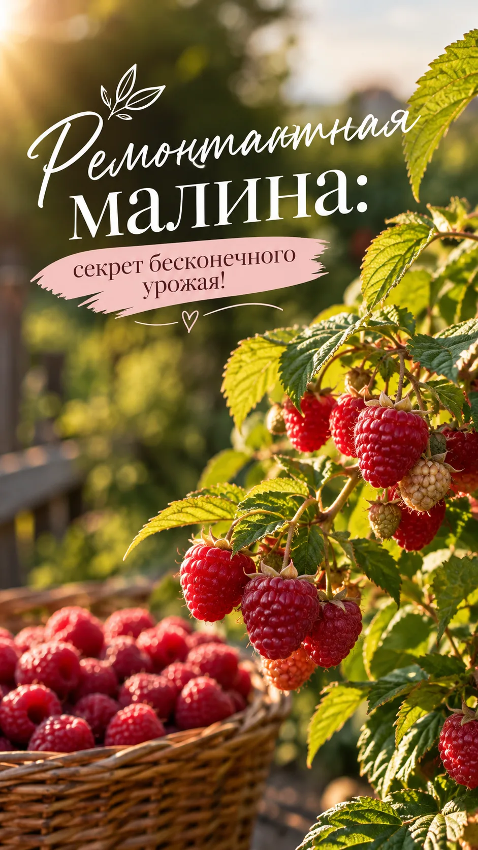 Ремонтантная малина: секрет бесконечного урожая! 🍓🚂