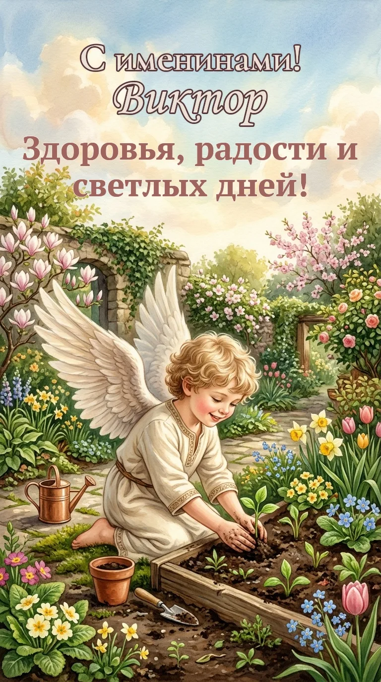 🌷 10 октября — Виктор, светлого праздника!