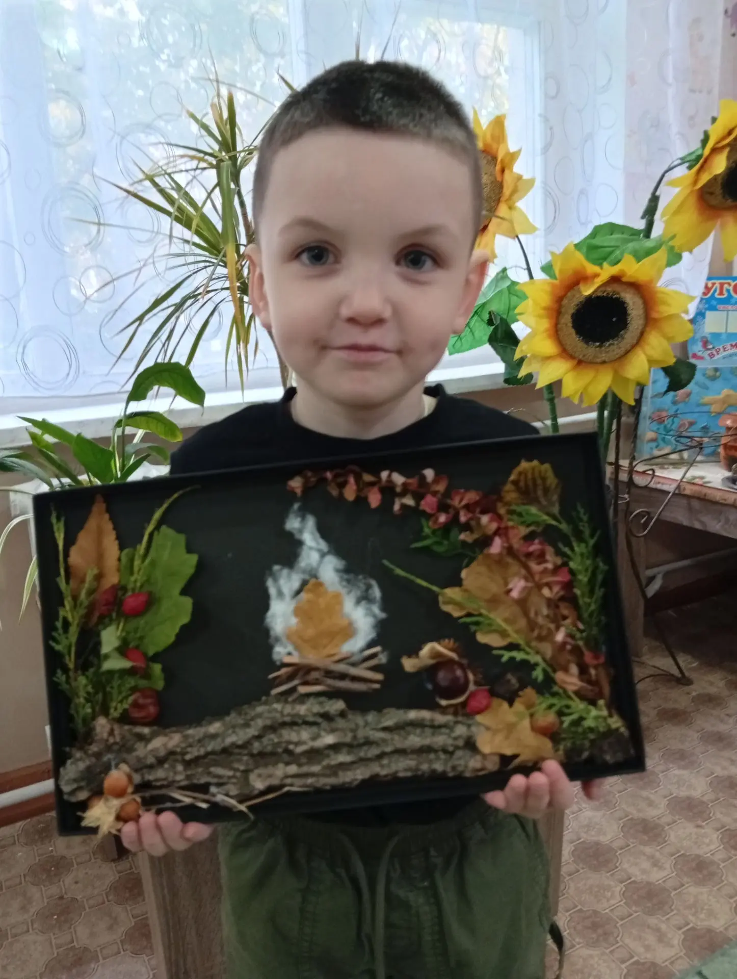 Ещё одна сказка воплатиласьв художественной работе Платона О.Приглашаем погреться " У к...