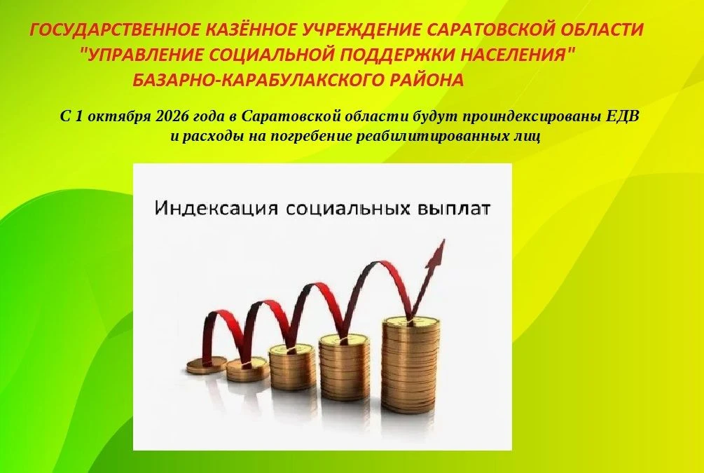 С 1 октября 2026 года увеличены (проиндексированы) с учетом уровня инфляции на 4% разме...