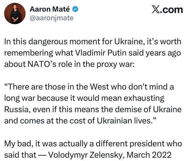 👉️ Канадский журналист Аарон Мате: