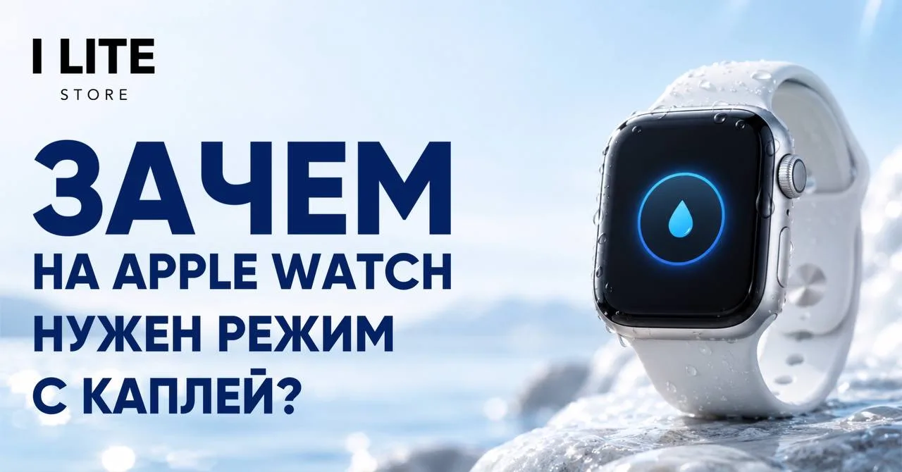 Что делает «капля» на Apple Watch? ⌚️