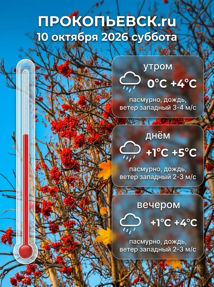 Нас ждёт холодная и дождливая суббота.