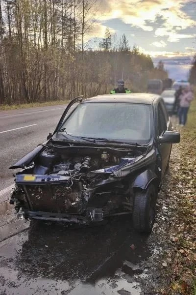 ‼ Авария с тремя автомобилями произошла в Котласском округе