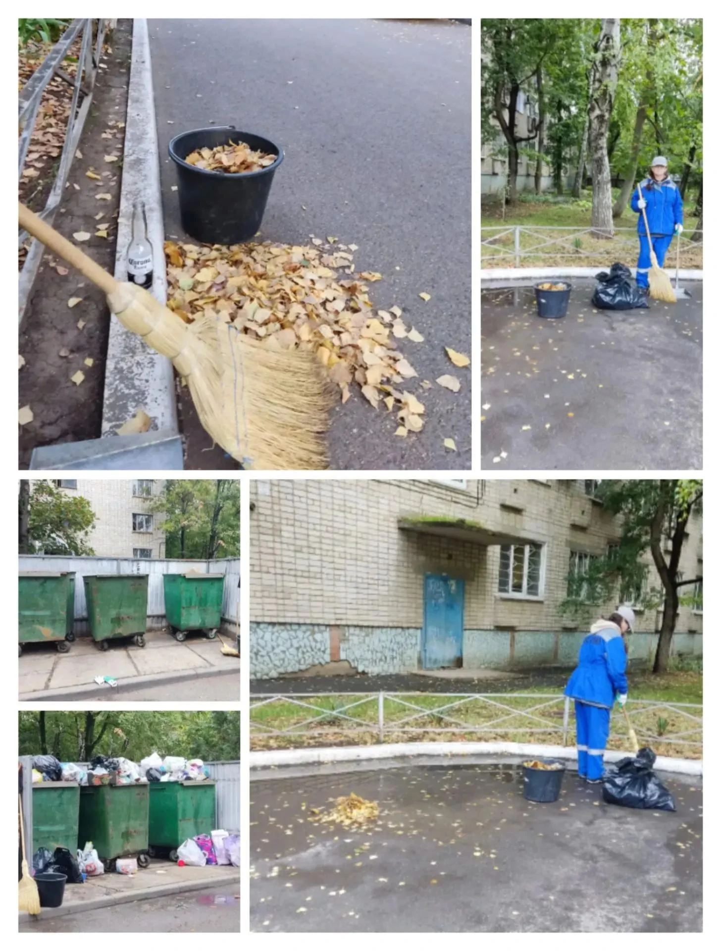 Уральская 115. Уборка придомовой территории.