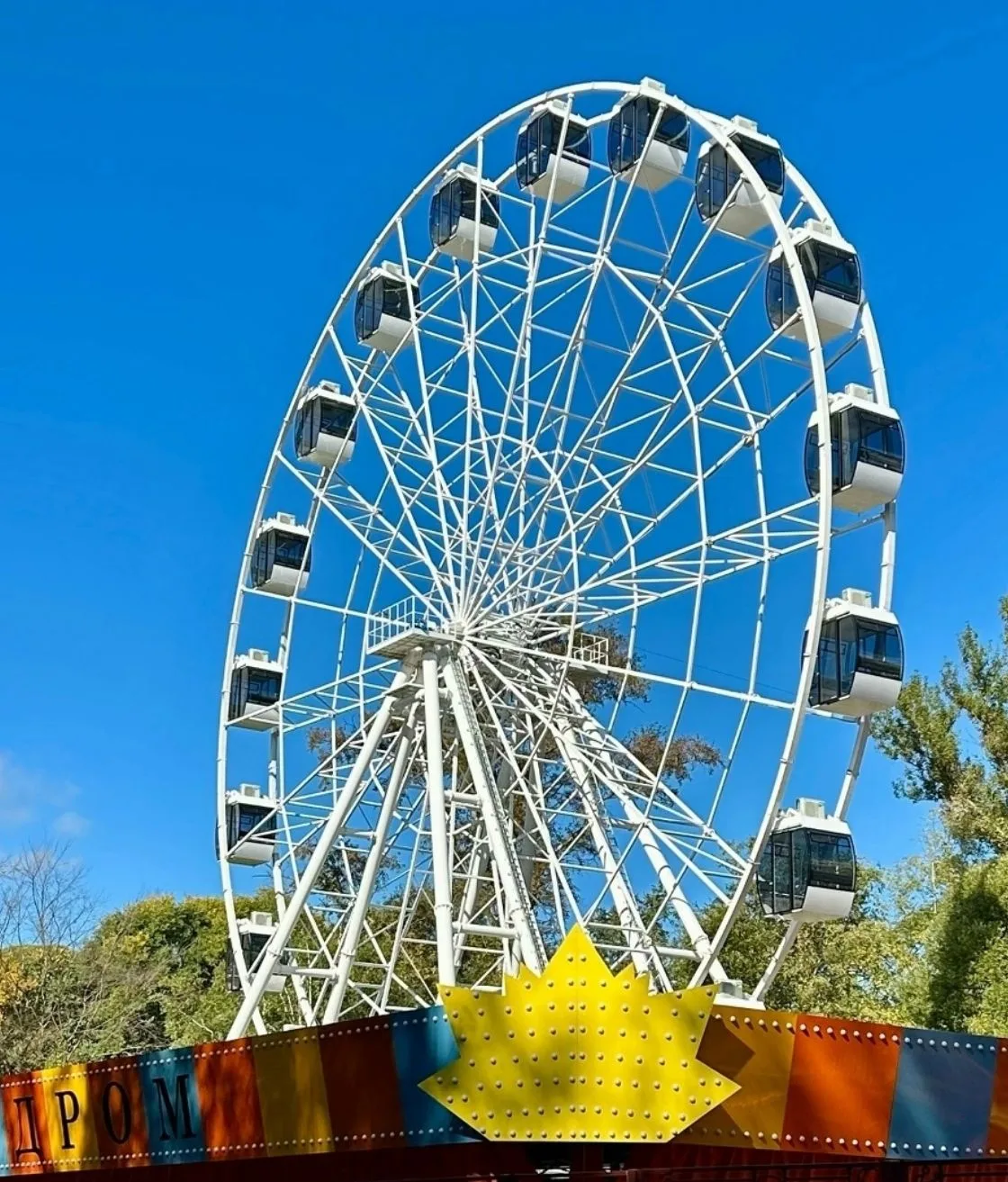 Бесплатное катание на новом колесе обозрения в парке Ветеранов! 🎡