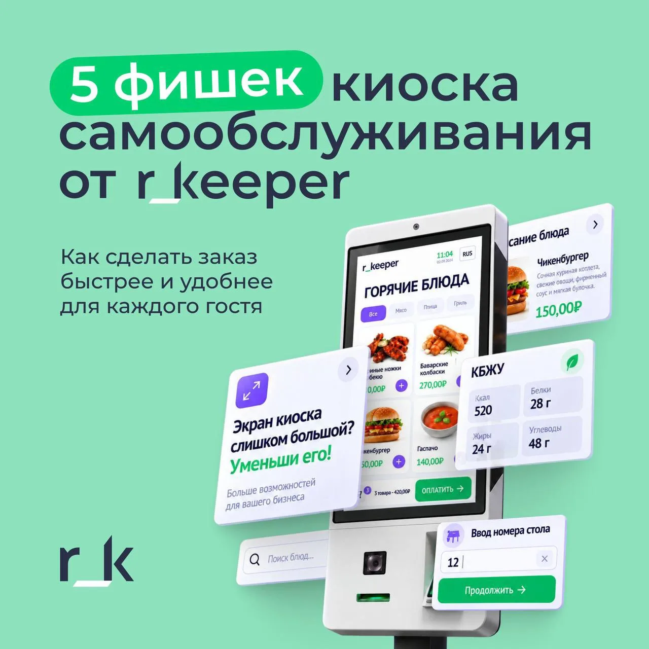 Как сделать так, чтобы гость сам находил «своё» блюдо за секунды