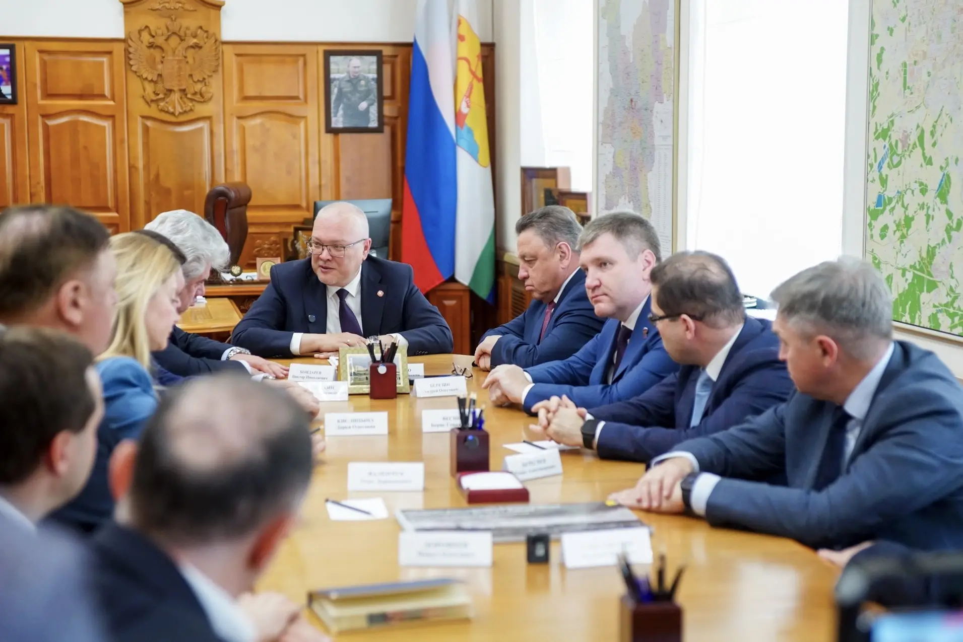 Вчера принял участие во встрече главы региона с представителями Федерального Собрания Р...