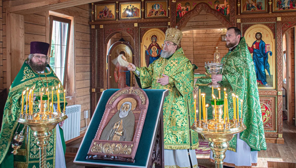 ЧАСОВНЮ ПРЕПОДОБНОГО СЕРГИЯ ОСВЯТИЛИ В МАГАДАНЕ ✨