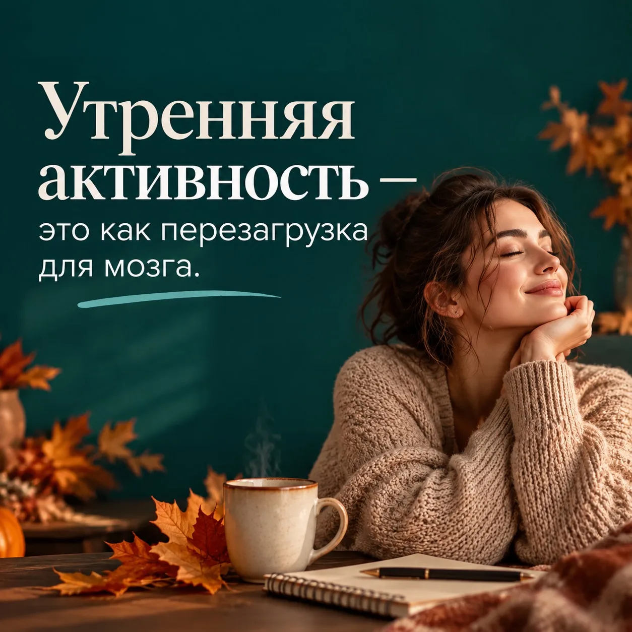 ❗️Утренняя активность — это как перезагрузка для мозга.