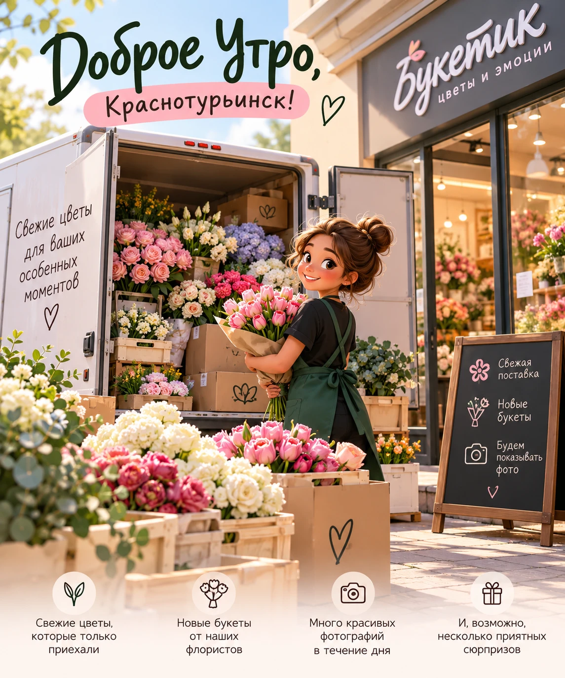 🌸 ДОБРОЕ УТРО, КРАСНОТУРЬИНСК! 💐
