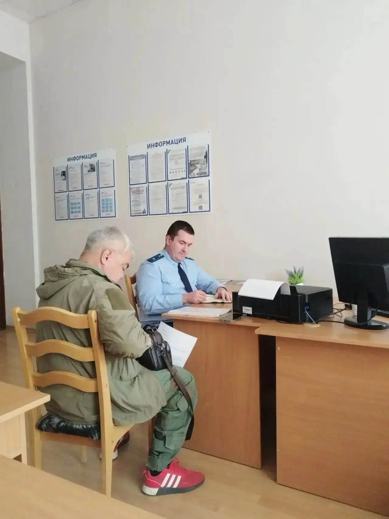 🔶🇷🇺Ейская межрайонная прокуратура совместно с социальным координатором и военной про...