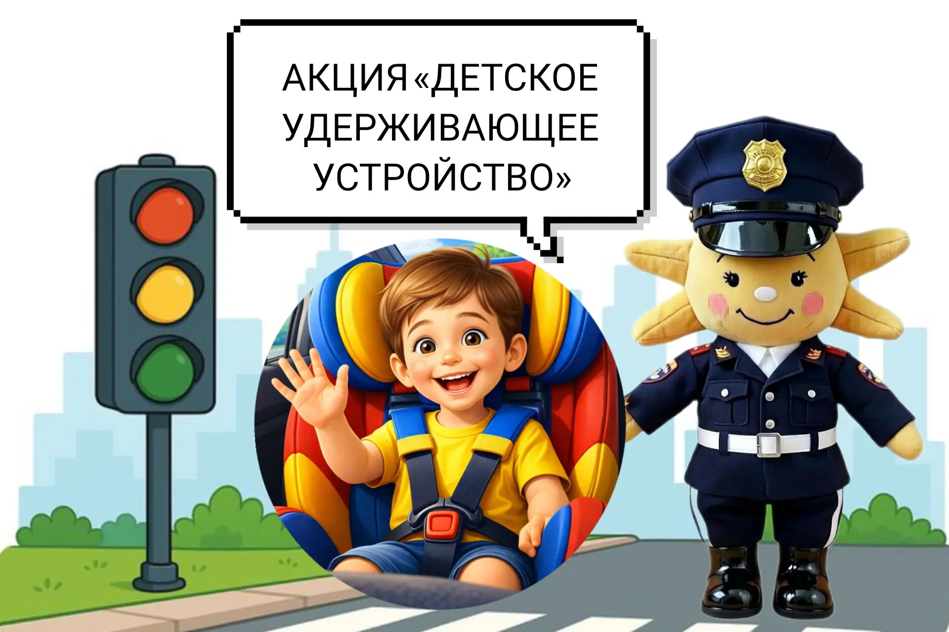 🚘Акция «Детское удерживающее устройство»🚘