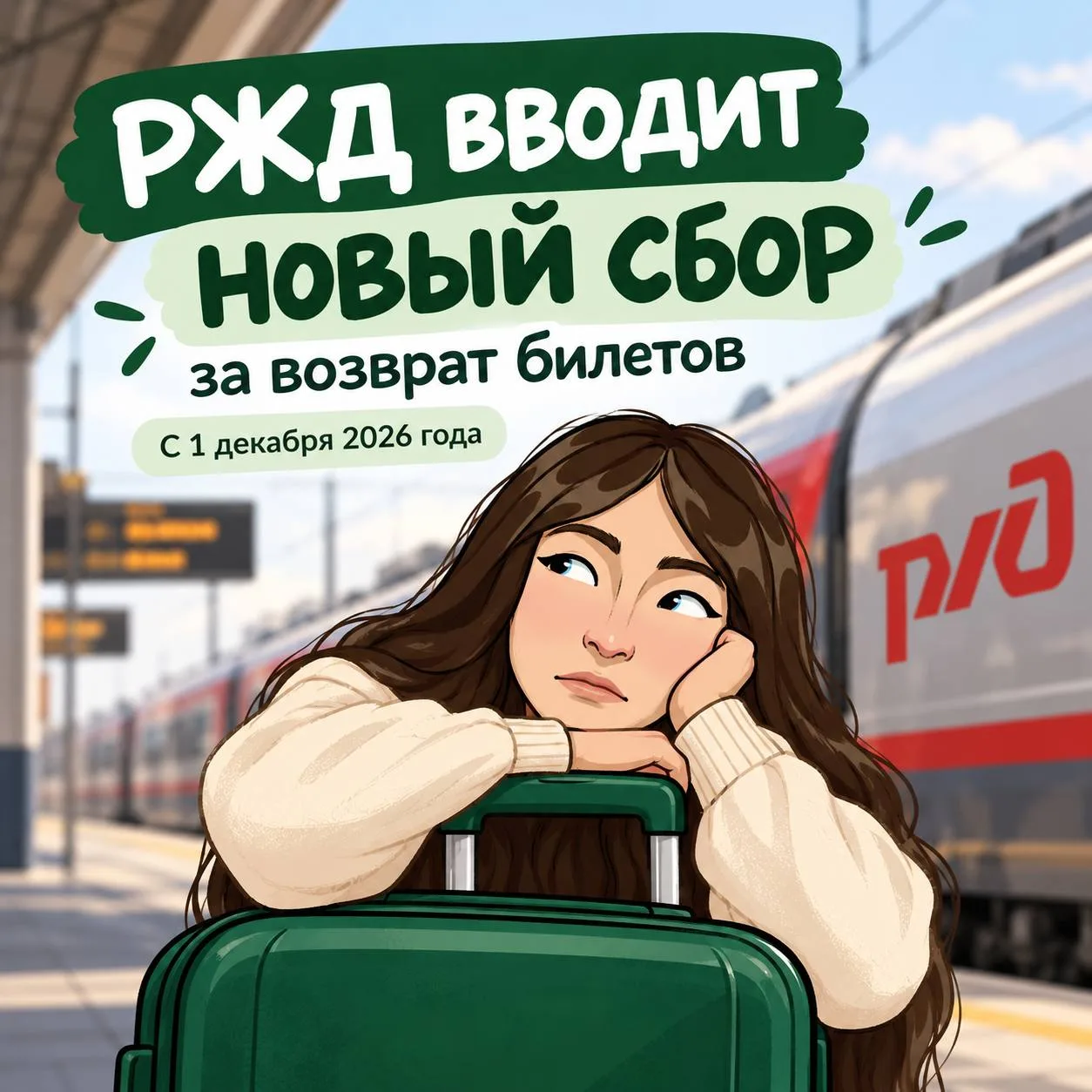 🚉РЖД изменит правила возврата билетов с 1 декабря