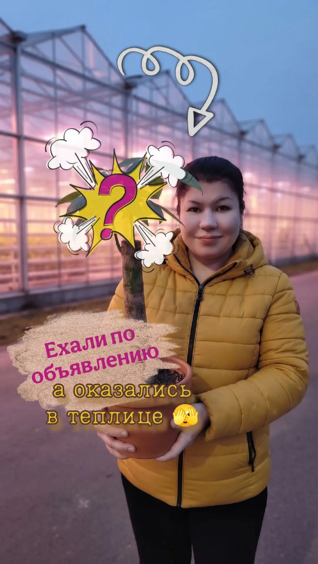 Видео из вчера 🥰  на прошлой нашей вылазке в одном из кафе мне понравилось растение 🫣...