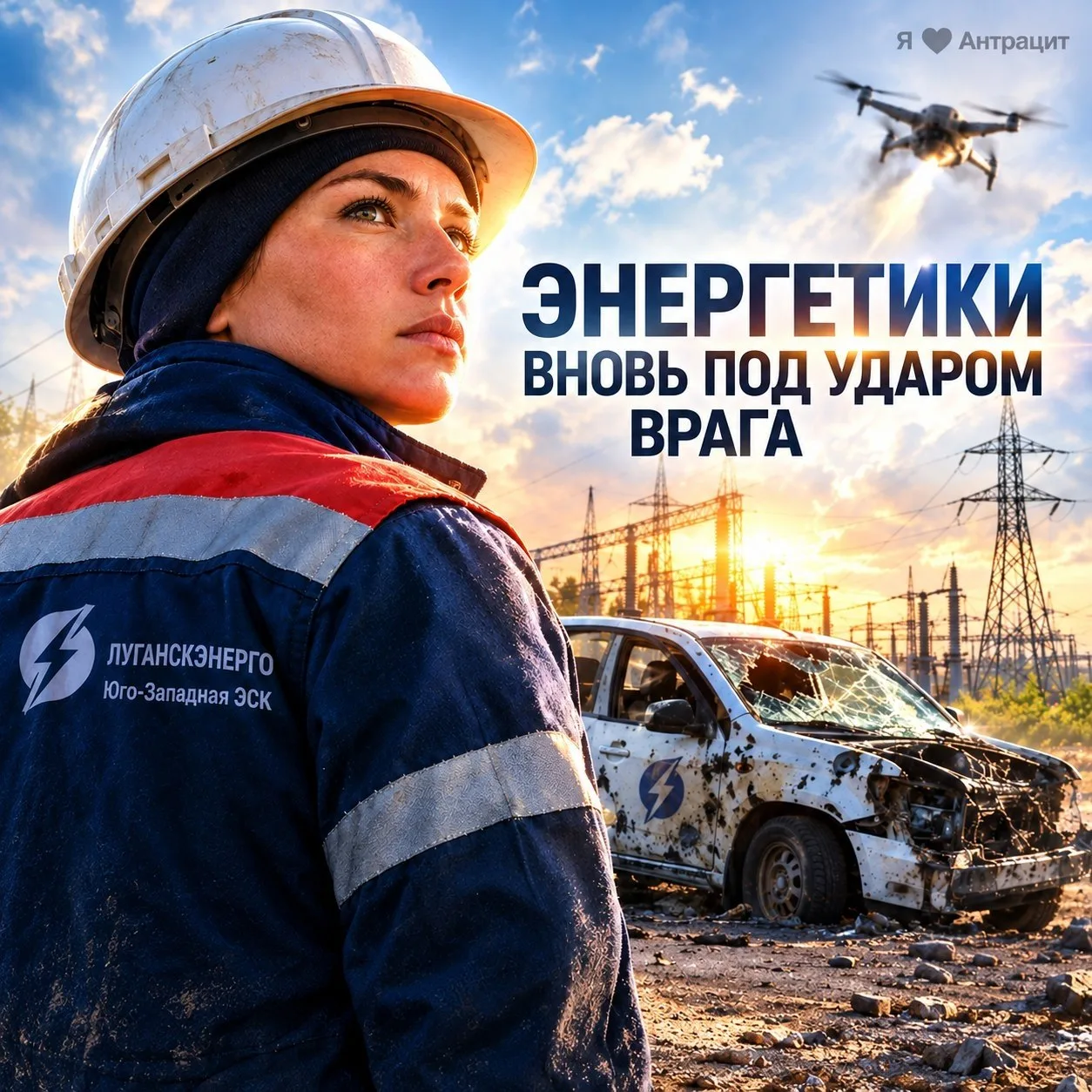 🛑 Очередная атака на энергетиков
