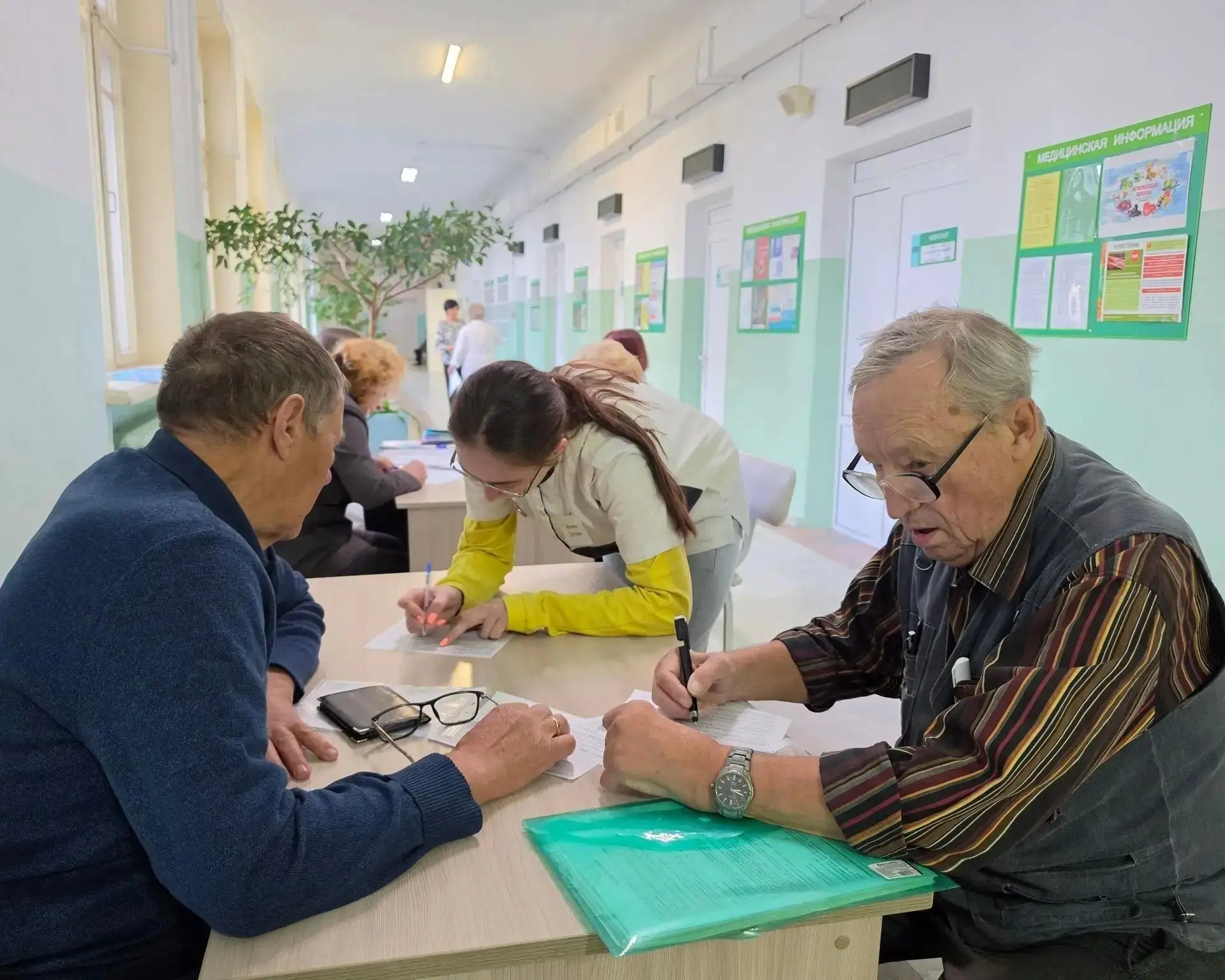 🩺 В Лесном поликлиника для взрослых провела диспансеризацию выходного дня.