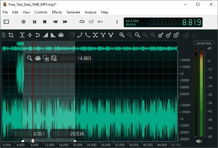 Вышел Ocenaudio 3.22 — бесплатный мультиплатформенный аудио‑ и музыкальный редактор