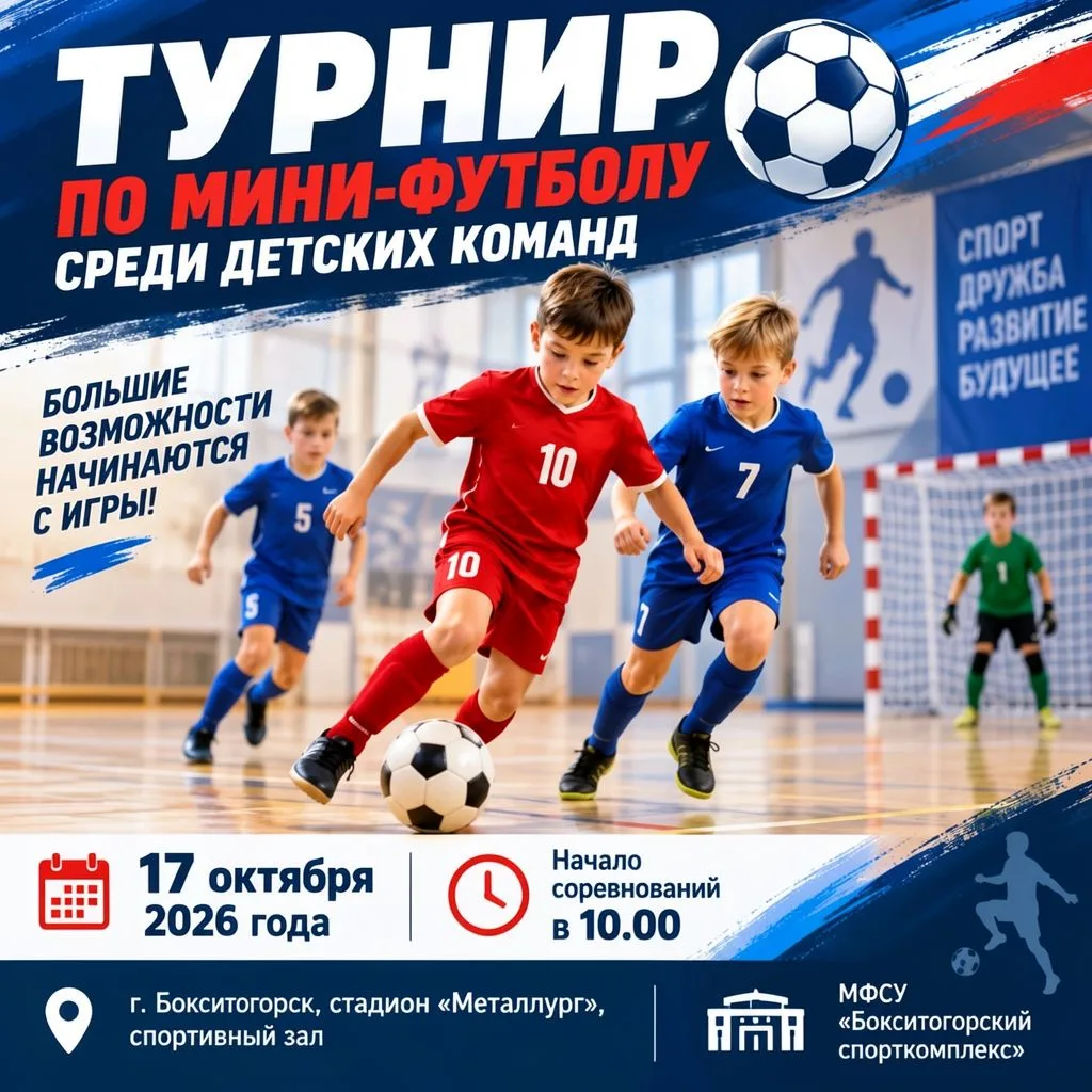 Всех любителей футбола Бокситогорский спортивный комплекс приглашает на Соревнования по...
