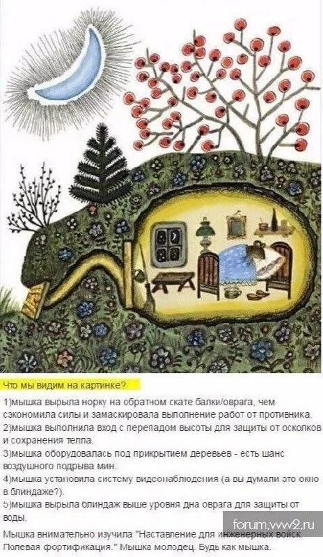 Мышка молодец. Будь как мышка!