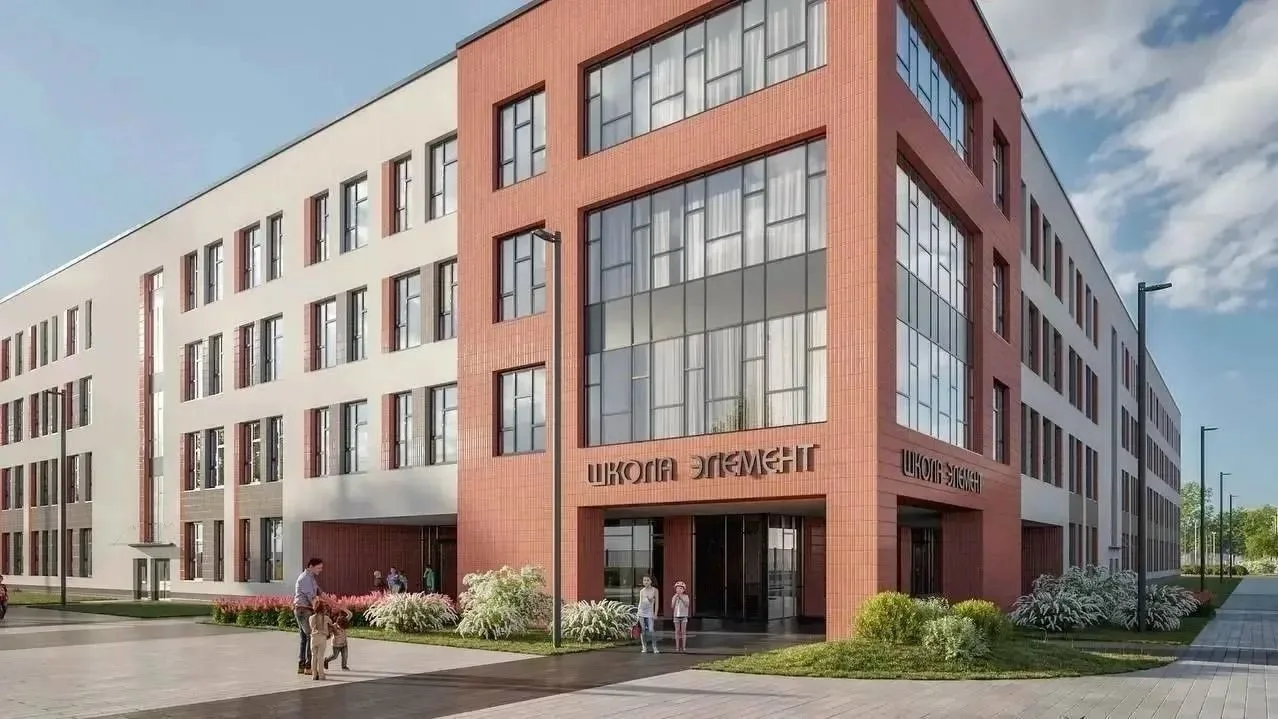 Новая школа в Люберцах готова почти наполовину