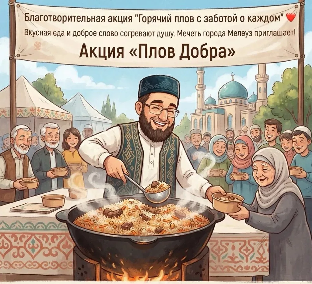 Благотворительная акция «Горячий плов с заботой о каждом» ❤