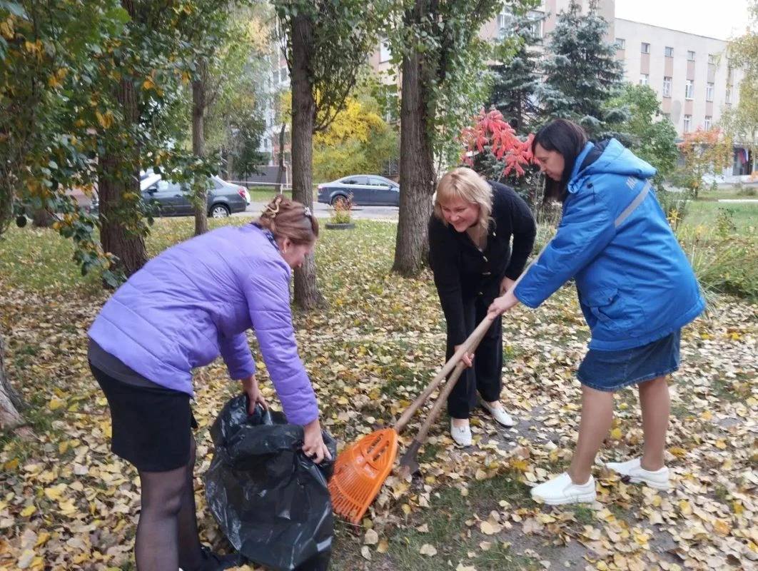 В районах Воронежа ведут активную работу ради чистоты