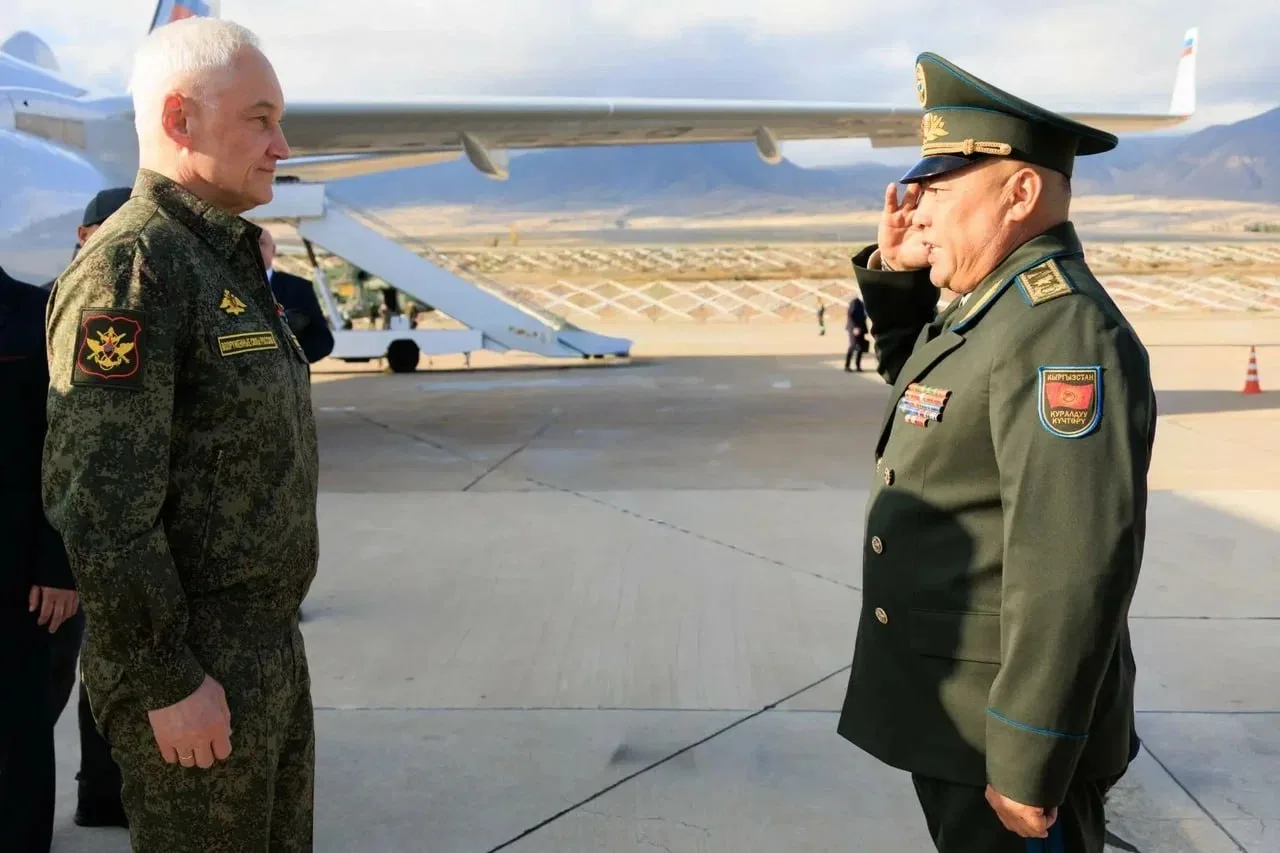 🗺️🤝Белоусов прибыл в Киргизию для обсуждения военного сотрудничества